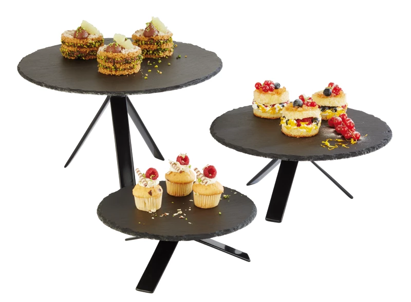 Catering Mini Kunststoff Party Schalen Platten mit Deckeln für Lebensmittel Buffet Kuchen 
